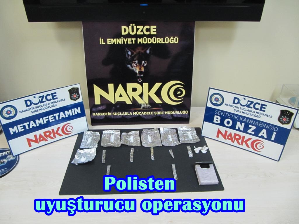 Polisten uyuşturucu operasyonu