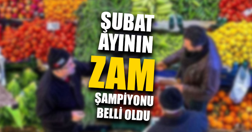 Şubat Ayının Zam Şampiyonu Belli Oldu