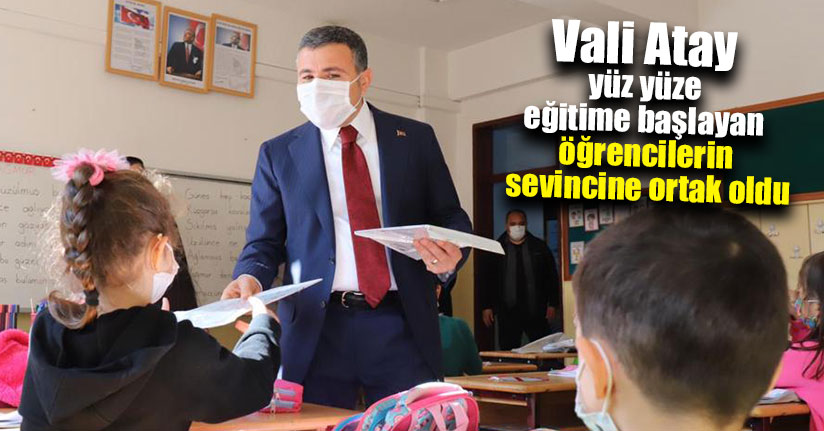Vali Atay Öğrencilerin Sevincine Ortak Oldu