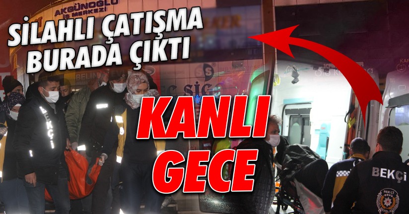 Tartışma, bıçaklı ve silahlı kavgaya döndü: 5 yaralı