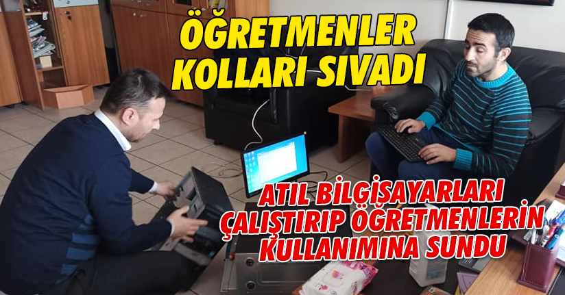 Atıl bilgisayarları topladı