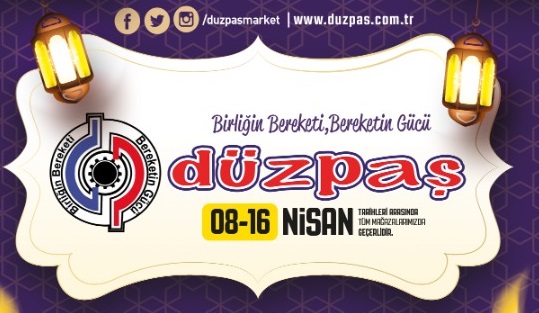 DUZPAŞ'TAN RAMAZAN İNDİRİMLERİ