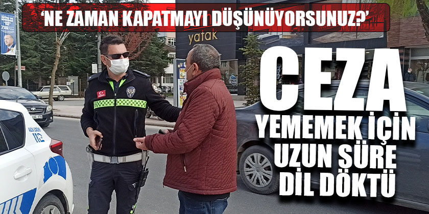 Ceza Yememek İçin Uzun Süre Dil Döktü