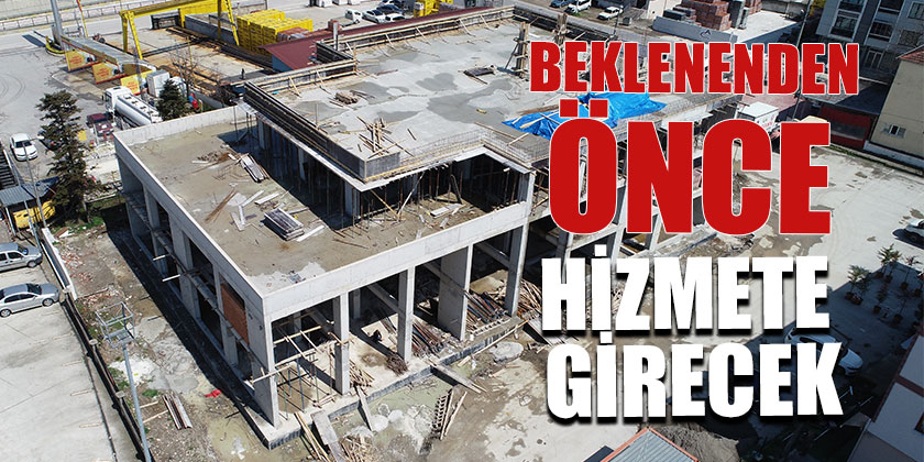 İtfaiye Binası Yükseliyor