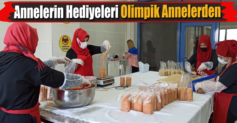 Annelerin hediyeleri olimpik annelerden