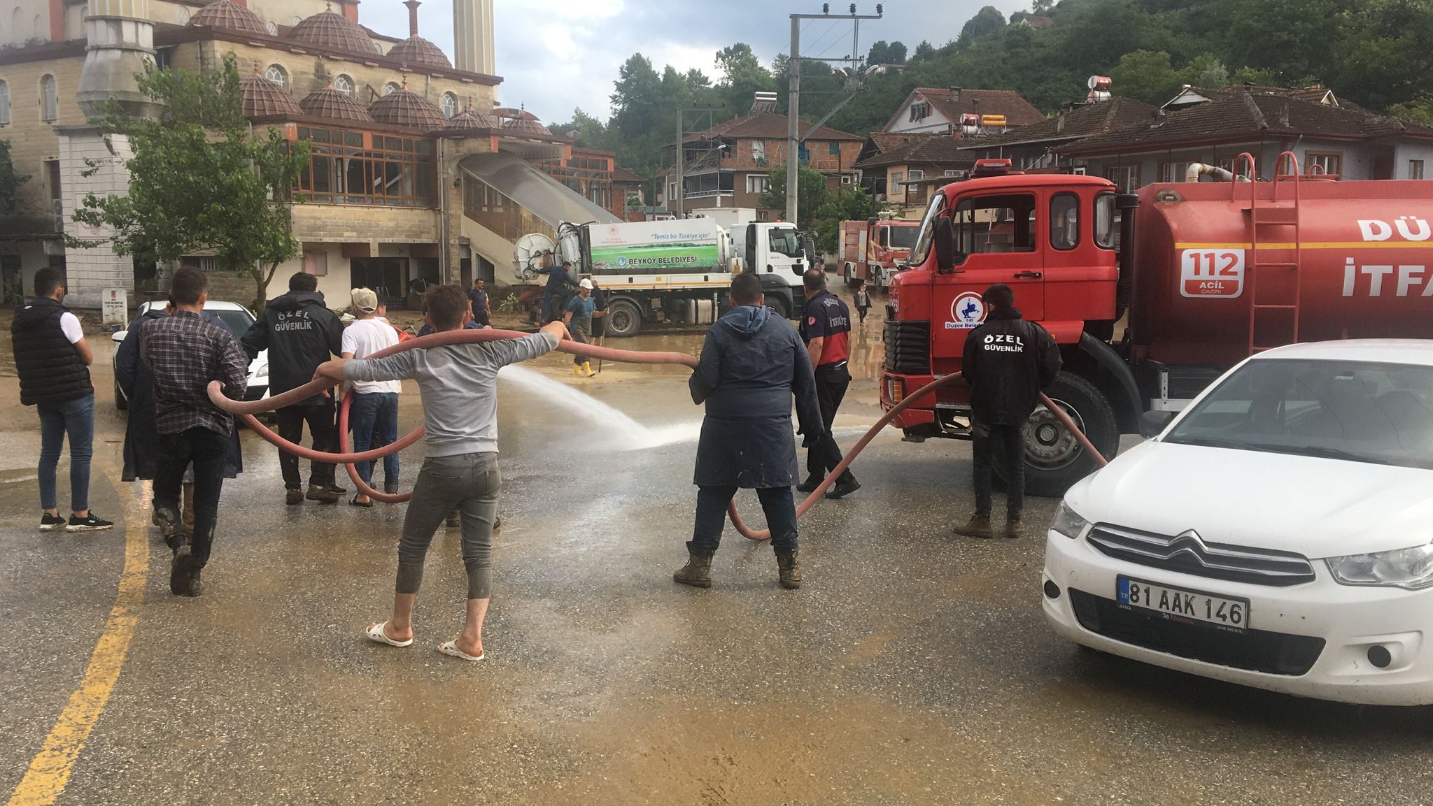 Düzce Belediyesi teyakkuz halinde