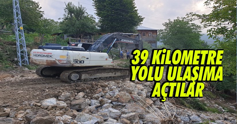 Sinap'ta yaraları sardılar