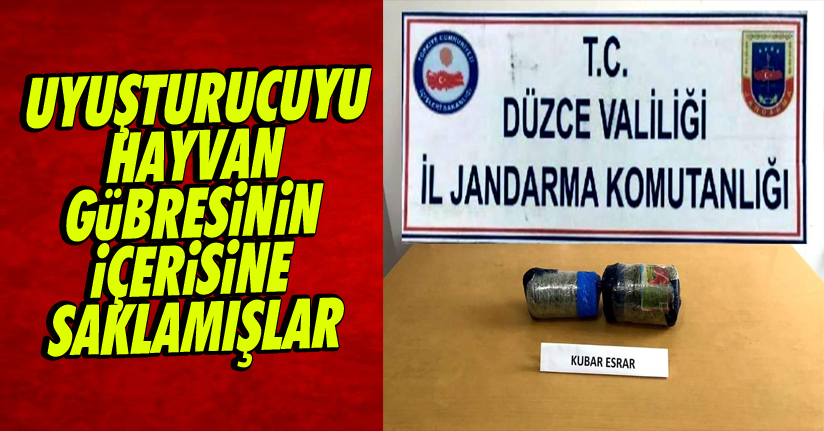 Hayvan Gübresinin İçerisine Saklamışlar