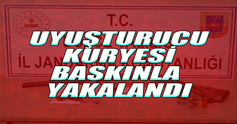 Uyuşturucu kuryesi baskınla yakalandı