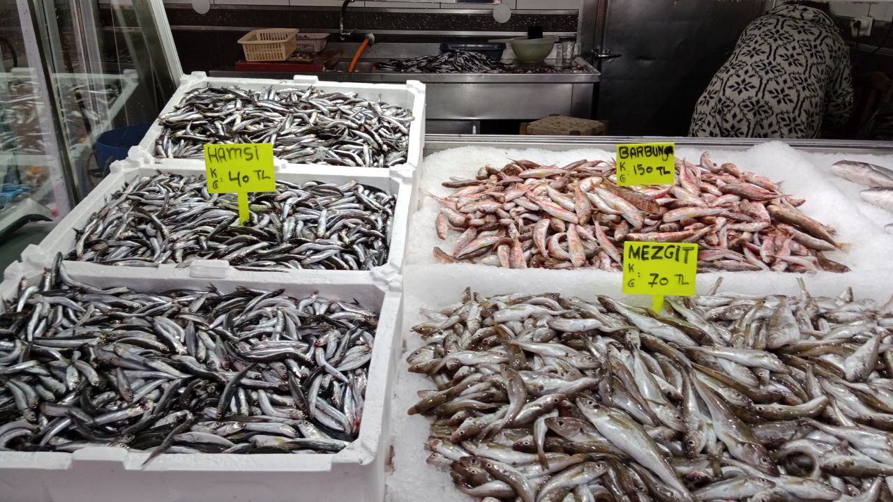 Kar yağışı balık fiyatlarını yükseltti