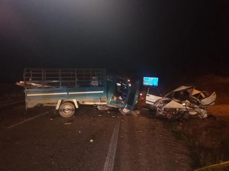 BABA İLE OĞLUNA MEZAR OLAN KAZA