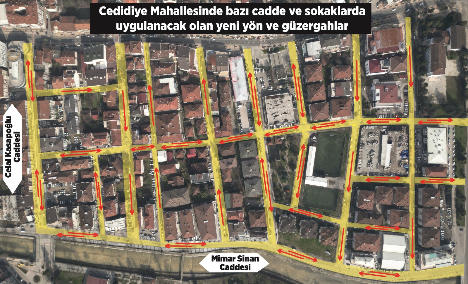 Düzce’de trafikte yeni düzenleme