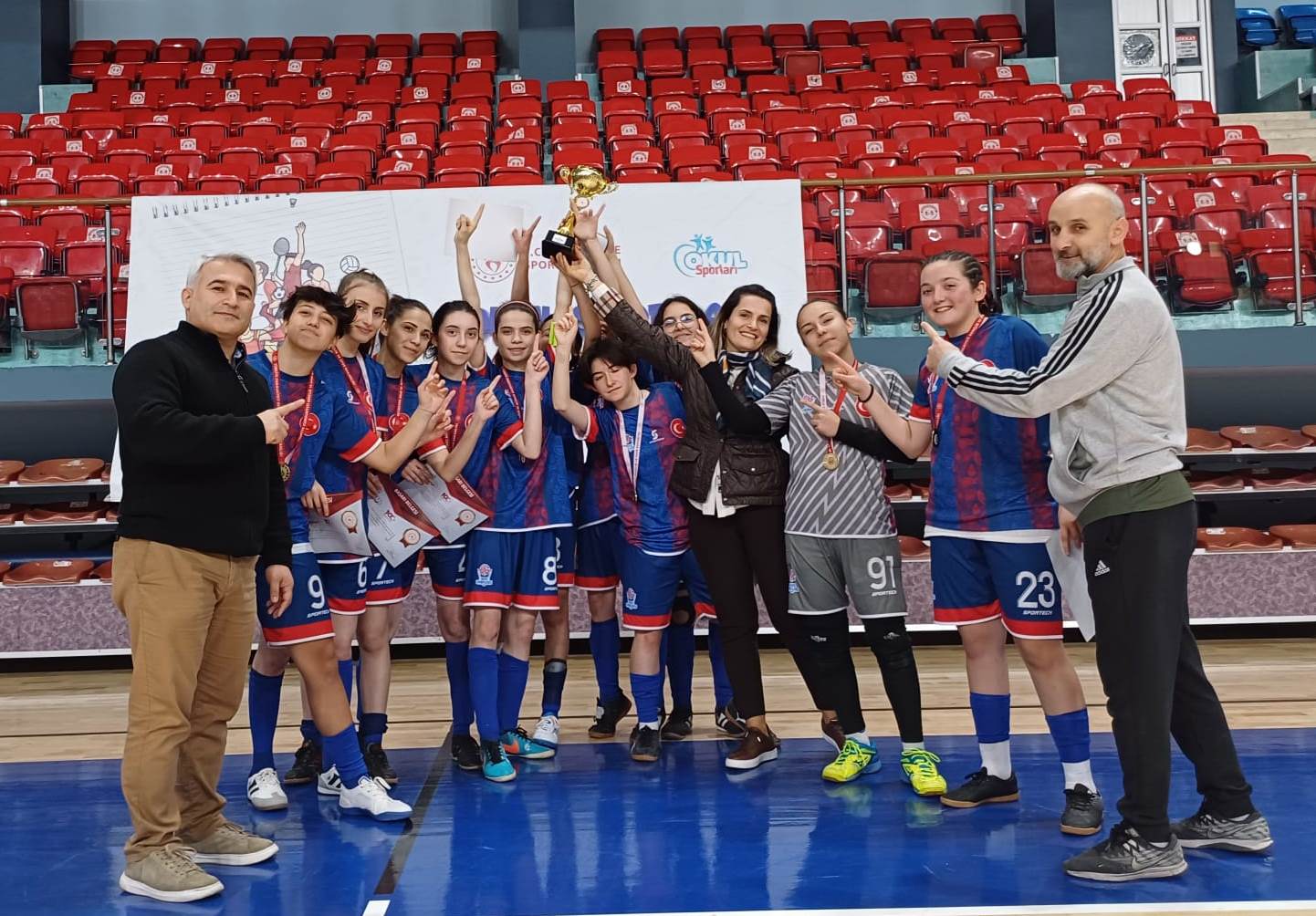 Futsal müsabakaları sona erdi