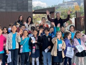 İlkokul öğrencileri botanik bahçesini ziyaret etti