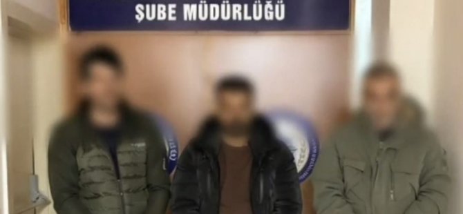 Kamyon kasasında 14 düzensiz göçmen yakalandı