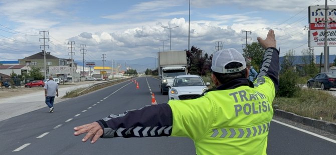 Düzce’de 288 araç trafikten men edildi