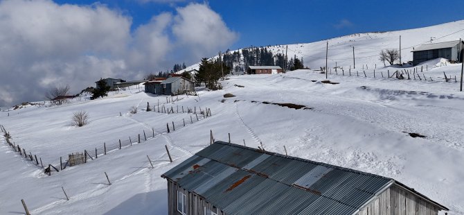 Düzce’nin zirvesi Kardüz’den muhteşem görüntüler