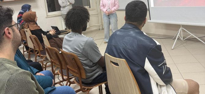 KYK yurdunda sıtma farkındalık eğitimi