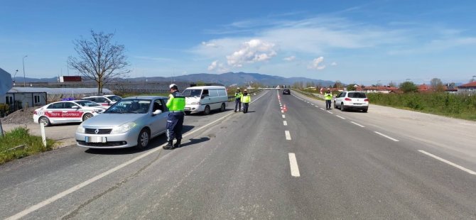 201 araç trafikten men edildi