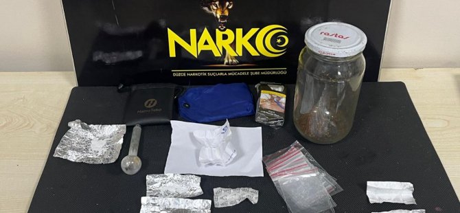 Düzce’de uyuşturucu operasyonunda 2 kişi tutuklandı