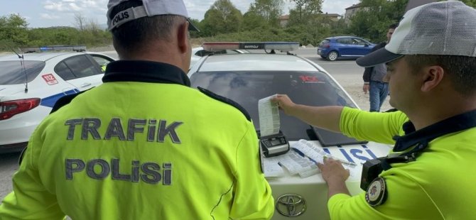 Düzce’de 168 araç trafikten men edildi