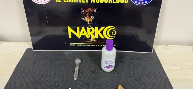 Düzce Kent merkezinde uyuşturucu operasyonu