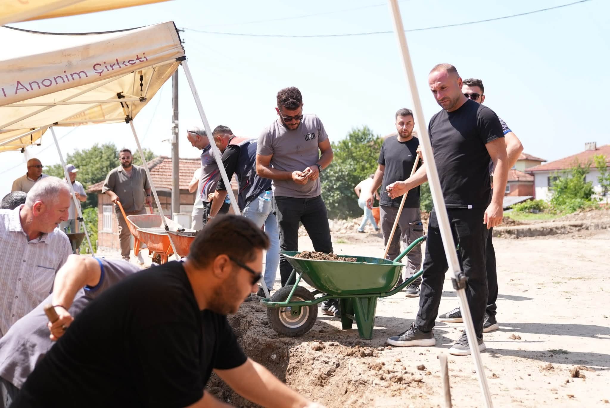 Konuralp Antik Kentte restorasyon öncesi son hazırlıklar