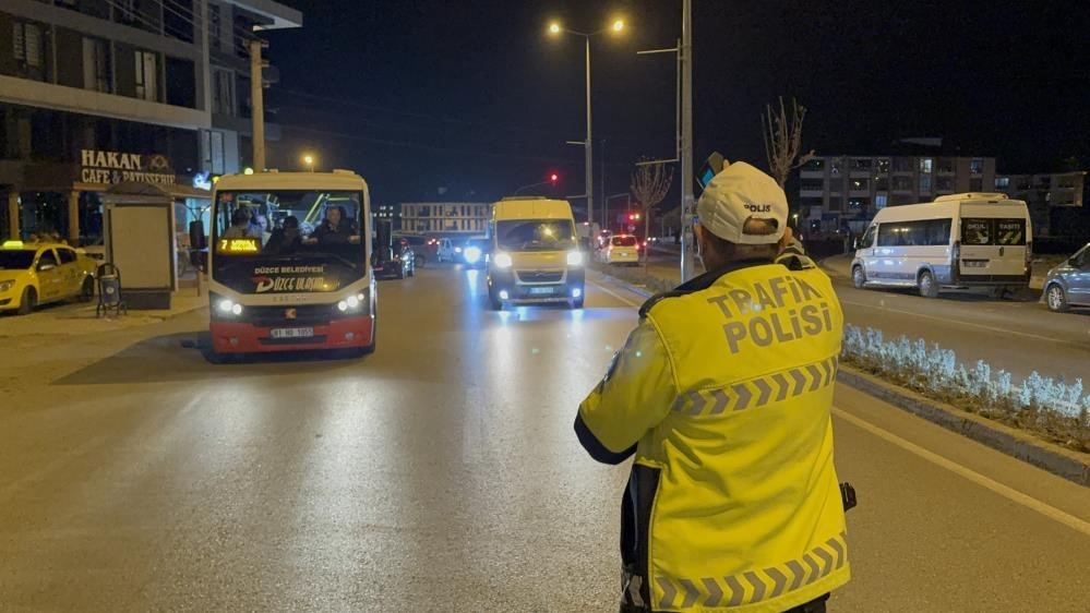 Düzce’de 187 araç trafikten men edildi