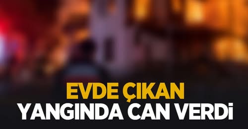 Yaşlı adam evinde çıkan yangında hayatını kaybetti