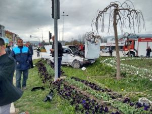 Bolu’da Trafik Kazası; 1 Yaralı