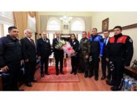 Polislerden Vali Çomaktekin’e Ziyaret