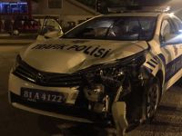 Polis Aracın Çarptı