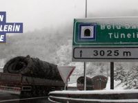 Kar yağışı Bolu’da etkili oluyor