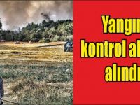 Yangın kontrol altına alındı