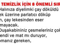 Bayanlara Temizlik yaparken önemli sır!