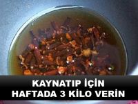 HAFTADA 3 KİLO VERMEK İÇİN