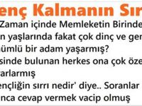 Genç Kalmanın Büyük Sırrı