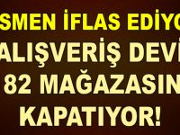 RESMEN İFLAS EDİYOR! ALIŞVERİŞ DEVİ 182 MAĞAZASINI KAPATIYOR! HERKES ŞOKTA…