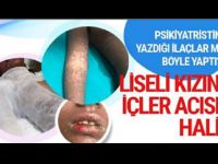 Liseli kızı bu hale getiren ne? Şok iddia! Liseli kızın içler acısı hali..!