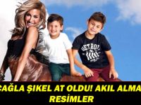 ÇAĞLA ŞİKEL AT OLDU! AKIL ALMAZ RESİMLER
