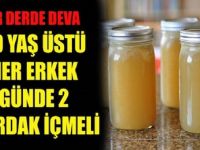 40 YAŞ ÜSTÜ HER ERKEK GÜNDE 2 BARDAK İÇSİN DEĞİŞİMİ GÖRSÜN