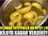HAŞLANMIŞ LİMON DİYETİ İLE 1 AYDA 20 KİLO VERİN