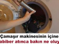 Çamaşır makinenize karabiber atınca ne olacağını biliyor musunuz?