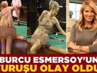 Burcu Esmersoy bilardo oynadı olay oldu