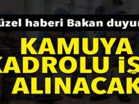 KAMUYA KADROLU İŞÇİ ALINACAK