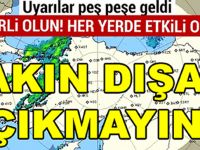 METEOROLOJİ'DEN TÜM TÜRKİYE İÇİN KIRMIZI ALARM UYARISI! İŞTE İLK AÇIKLAMA...!