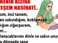 ANNENİN KIZINA MUHTEŞEM NASİHATİ!