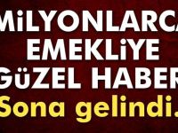 Milyonlarca emekliye güzel haber! Sona gelindi…
