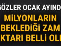 Gözler Ocak ayında! Milyonların beklediği zam miktarı belli oldu