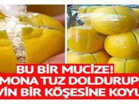 Uyurken yanı başınıza limonu bölüp içine tuz koyun